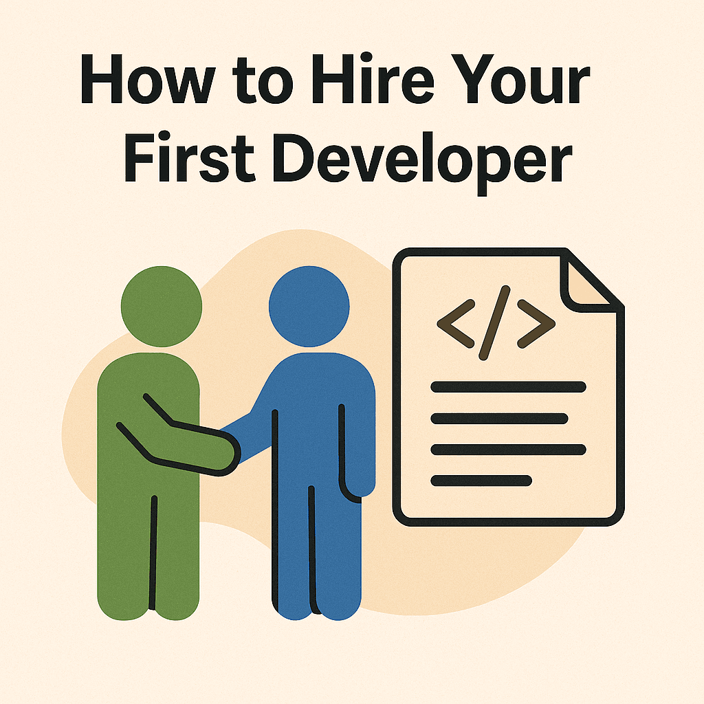 How to Hire Your First Developer (Without Making the Classic Mistakes)